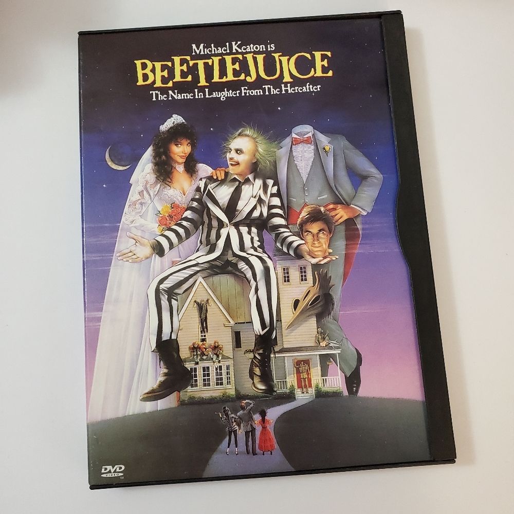 🤩 FREE in bundle 🤩 Beetlejuice movie DVD